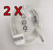 ( 2 X ) 6 Feet Xerox D35 Document Scanner USB Cable New 104-6012-19V400