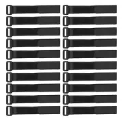 20X Reusable Fishing Rod Tie Holder Strap Hook And Loop Fastener Fishing Ta US