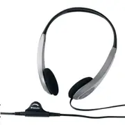 Verbatim 41645 Wired Multimedia Headphones Adjustable In-Line Volume Control - Wide Frequency Stereo - 3.5mm Jack - 1.8m Cord [41645]