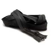 Crestliner Boat Double Side Zipper 2007158 | 113 1/2 Inch Black 8MM