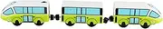 HONMEET 1Set Connectable Alloy Electric Train Light Green Magnetic Train for Play and Collection Design Special Occasions
