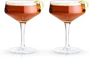 Viski Raye Crystal Coupe Glass, 7 Oz., Clear, 5399TBV