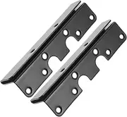 Cabilock 2pcs Heavy Duty Bed Rail Bracket Iron Fasteners for Bed Frame Hinge Connections Lightweight Easy Installation Versatile Furniture Accessories