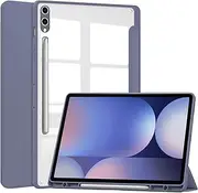 [Jarttarn] Tablet Case Compatible with Samsung Galaxy Tab S10 Ultra/Tab S9 Ultra 14.6-Inch with Pen Slot & Stand, Lightweight Magnetic Suction Cover (Purple)