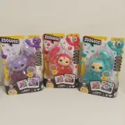 Little Live Pets NEW Zoogooz Mooki Monkey Sensoo Sloth Koomi Koala - In Hand