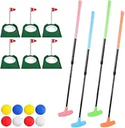 Ronyme Golf Putter Retractable Right Left Handed Golf Club for Lawn Yard Outdoor