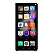 Music Player WIFI MP3 MP4 Player 4-Inch Touch Screen Bluetooth for Android 8.1 with Speaker, FM, E- Black