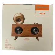 Retro Speaker 5.3 Bluetooth Vintage AM FM Radio USB TF Card AUX Rechargeable