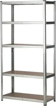 5-Tier Garage Shelving 1500X700X300Mm Warehouse Rack Shelf Unit Storage Rack ...