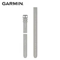 在飛比找PChome24h購物優惠-GARMIN QuickFit 20mm 霧灰色矽膠錶帶 (