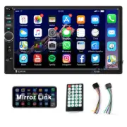 Double 2DIN 7" Car MP5 Player Bluetooth Touch Screen Stereo Radio FM AUX USB TF