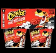 Cheetos Mac 'N Cheese Flamin Hot 4 Cup Count Pack Quick Cook