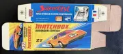 Matchbox Superfast #27 Lamborghini Countach ‘71-‘74 Type I Repro Box