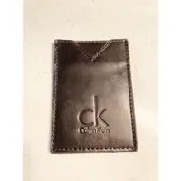 在飛比找蝦皮購物優惠-CK 卡套 正皮 正品 超級新 絕版品 背面兩卡 Calvi