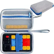 Hard Carrying Case for GiiKER Super Slide Brain Games, Protective Storage Holder for GiiKER Brain Teaser Puzzles Interactive Handheld Game Console Accessories (Case Only) (Blue for Super Slide)