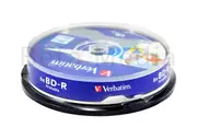 10 x Verbatim Blu-ray BD-R 6x 25GB Printable blu ray discs