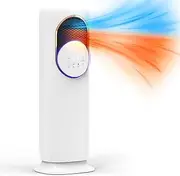 YOPOWER Evaporative Air Cooler, 3 in 1 Electric Floor Fan, Heater & Cooler Fan Combos, Mobile Air Conditioner Fan with 4L Water Tank for Home, Bedroom, Living Room