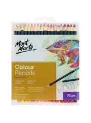 72pc Premium Colour Pencils Mont Marte Drawing Colour Pencils Artist Arts Craft
