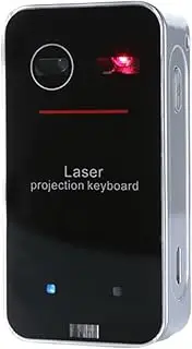 FLEXMAN Lasers Keyboard, Wireless BT Connect Mini Virtual Keyboard with Mouses Functi, Portable Projection Keyboard for Smartphone PC Tablet Laptop