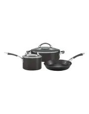 [Anolon] Nonstick Induction 3 Piece Cookware Set in Black