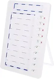 VILLFUL Portable Chart Teen's Behavior Chart Praise Rewards Reusable Schedule Reminder