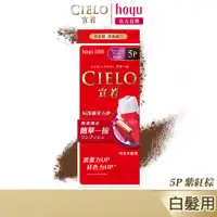 在飛比找蝦皮商城優惠-CIELO 宣若 EX染髮霜 5P 紫紅棕｜日本製 白髮專用