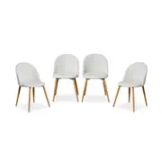 Londyn Dining Chairs - Natural Set of Four Bundle