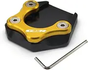 Mobi Support for Suzuki GSR750 GSR 750 2011-2016 GSX-S1000 GSX-S1000F 2015 2016 Motorcycle CNC Side Stand Enlarge Extension (Color : GSR Golden)