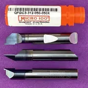 MICRO 100 QFGC3 -312-050-050X Carbide Face Grooving Bar WOC .050” Machinist