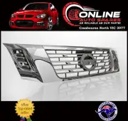 Front Chrome / Grey Grille Suit Nissan Navara D23 NP300 03/15- 17 plastic grill (for: Nissan)