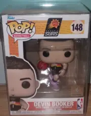 Funko POP! - Devin Booker - NBA Phoenix Suns #148 (Pop Protector)