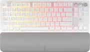 CORSAIR K70 PRO TKL RGB Tenkeyless Mechanical Wired Gaming Keyboard – Pre-Lubed Hall Effect MGX Hyperdrive Adjustable Switches, Simultaneous SOCD and Rapid Trigger, ABS Double-Shot, QWERTY NA – White