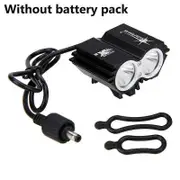 SolarStorm X2 8000LM 2 X CREE XM-L T6 LED USB Waterproof Lamp Bicycle Headlight Black