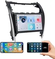 Roadanvi X12 10.2" Car Stereo for Toyota Camry 2012 2013 2014 Carplay Android Auto Car Radio Bluetooth WiFi 4G LTE 1280x720 QLED Touch Screen Android 12 Head Unit GPS Navigation 4G+64G