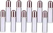 HONITANO 10pcs Bottling Refillable Perfume Roller Balls for Oils Essential Oils Perfume Refillable Bottle Dropper Mini Spray Portable Size Roller Diy for Cap Pink Glass