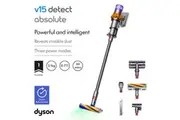 Dyson Refurbished V15 Detect Absolute stick vacuum (Yellow/Nickel)