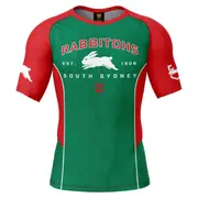 NRL Blocker Rash Vest - South Sydney Rabbitohs - Shirt - UPF 50+ - Adult