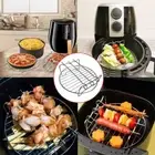 Stainless Steel Round Barbecue Rack 6/7/8 Inch Skewer Holder Kitchen Tools