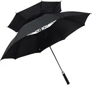 Golf Umbrella Double Canopy Vented Umbrella Large Gift Waterproof Windproof Automatic Open for Men Women Golfer Travel Family