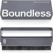 Boundless Audio Record Cleaner Brush - Vinyl Cleaner Record Brush - Carbon Fibre Anti-Static Vinyl Brush - Record Player Accessories
