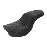 Black Driver Passenger Seat Fit For Harley Dyna Super Glide Low Rider 2006-17 16