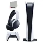 Sony Playstation 5 Digital Version with PULSE 3D Wireless Gaming Headset Bundle