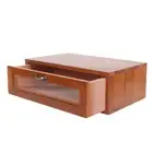 Increased Storage Box Computer Stand with Drawers Monitor Riser for Desk