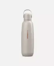 SodaStream GO Metal Water Bottle Sand: Stainless Steel,
