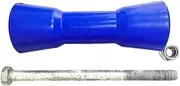 Xiaojiang Store 8 Inch Blue Hard Plastic Boat Trailer Keel Roller PE 200mm Self Centering with Bolt Accessories Parts (Color : B)