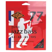 Rotosound RS77LD Jazz Bass Long Scale Monel Flatwound Strings 45-105