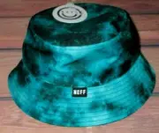 MENS NEFF TEAL BLACK BUCKET HAT ONE SIZE
