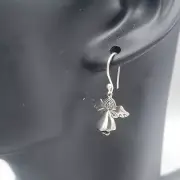 Taxco Sterling Silver 925 Teardrop Angel Earrings Pepe Dominguez Pair Set Dangle
