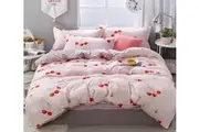 3D Cherry 12169 Quilt Cover Set Bedding Set Pillowcases 3D Duvet cover