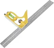 Combination Square, Stainless Steel Combination Square Adjustable Length for Woodworking Measurement Operation for Wood Measuring